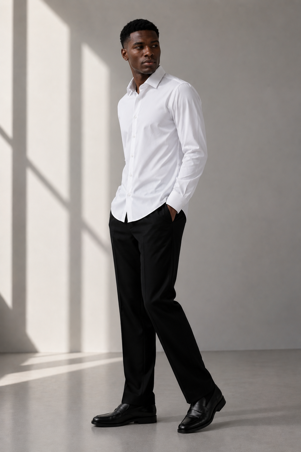 Reika | White Woven Shirt