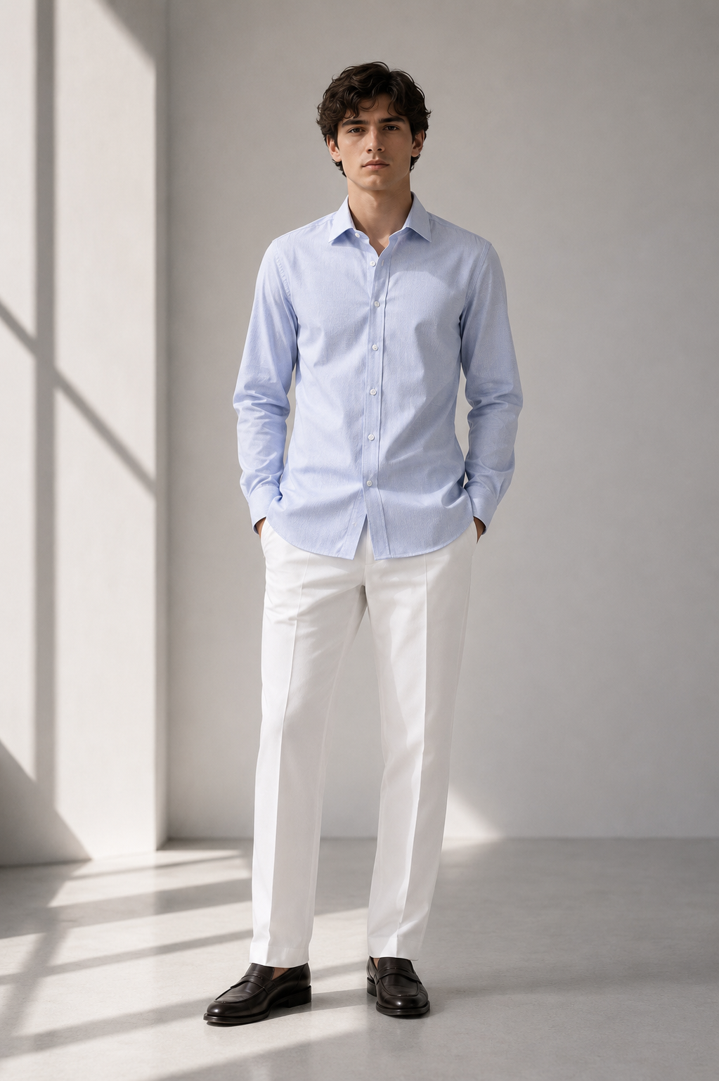 Takumi | Blue Woven Shirt