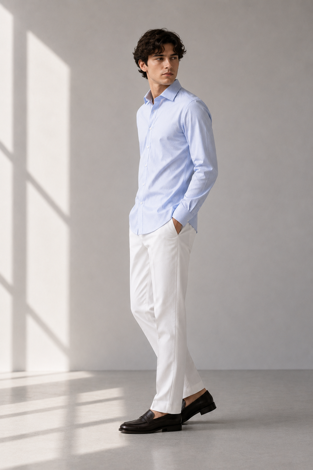 Takumi | Blue Woven Shirt