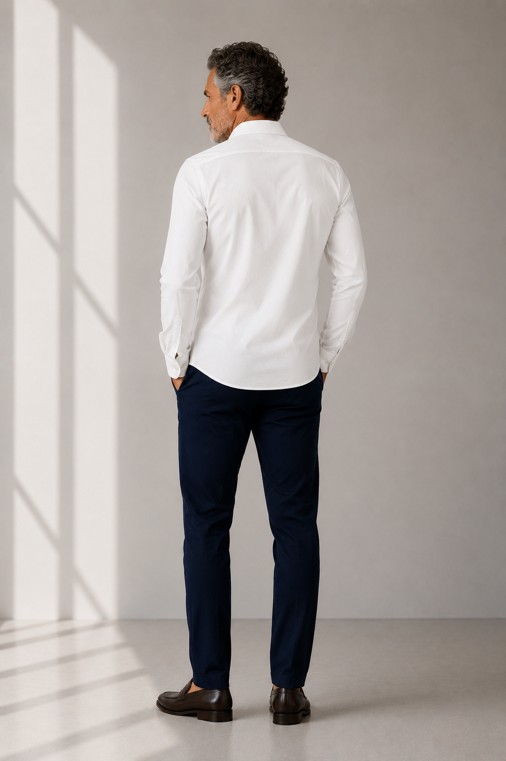 Kaze | White Knitted Shirt