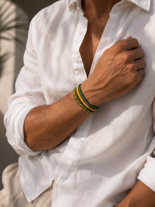 Sunlight Forest Bracelet | Handmade by Villoz Jewelry